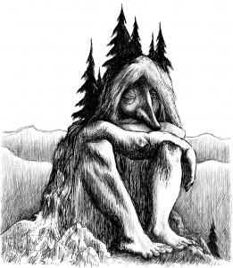 Troll forêt esprit de la nature